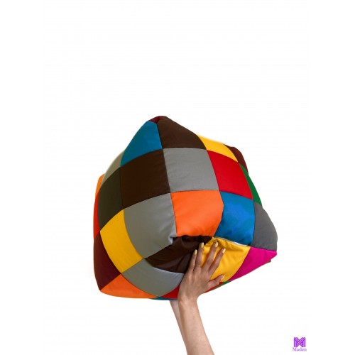 Пуф-куб веселка Оксфорд